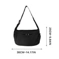 thumbnail image 2 of Women's Large Capacity Nylon Tote Bag, Lightweight Water Resistant Crossbody Shoulder Bag with Adjustable Wide Strap for Work Travel School Daily Use, 2 of 6
