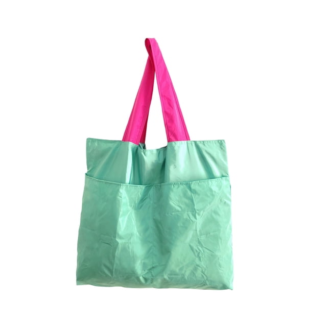Dvumao Organisateurs et Rangement, Sac de Courses Réutilisable Pliable Imperméable, Sac de Courses à Forte Capacité de Charge, Diverses Couleurs avec Compartiment Caché en Nylon, Cadeaux pour Femmes