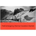 thumbnail image 5 of Emergency Thermal Blankets for Survival, Waterproof Mylar Space Blankets for Outdoor Camping, Hiking, Marathon, and First Aid, Lightweight Reflective Foil Blanket - 52" x 82", 5 of 7
