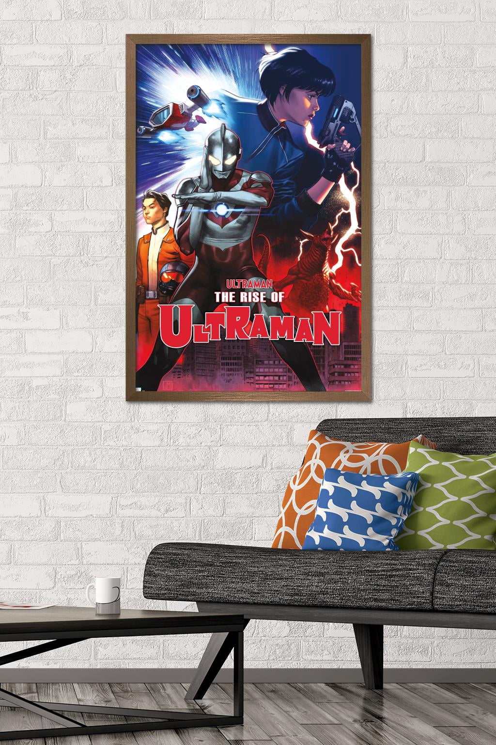 The Rise of Ultraman - Cover #2 by Jorge Molina Wall Poster, 22.375" x 34" Framed