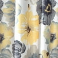thumbnail image 3 of Cortina de Ducha - Diseño de Estampado de Tela Floral Grande para Baño, 180 cm x 200 cm, Amarillo, 3 of 4