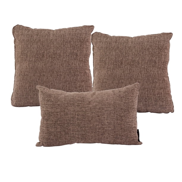 Set de 3 CojÍnes Decorativos (2 Cuadrados Grandes + 1 Rectangular) DICASA Cass