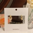 thumbnail image 6 of Matte Chunky Hoop earrings, 6 of 9