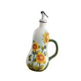 thumbnail image 3 of Botella dispensadora de aceite de oliva de cerámica, frasco dispensador de vinagre, botella para condimentos líquidos Girasol, 3 of 9