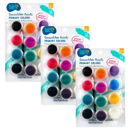 Hello Hobby Suncatcher Paints, 3-Pack