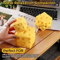 thumbnail image 2 of Cheese Squishy,Cheese Squishies Stres,1.6 inches, 2 of 5