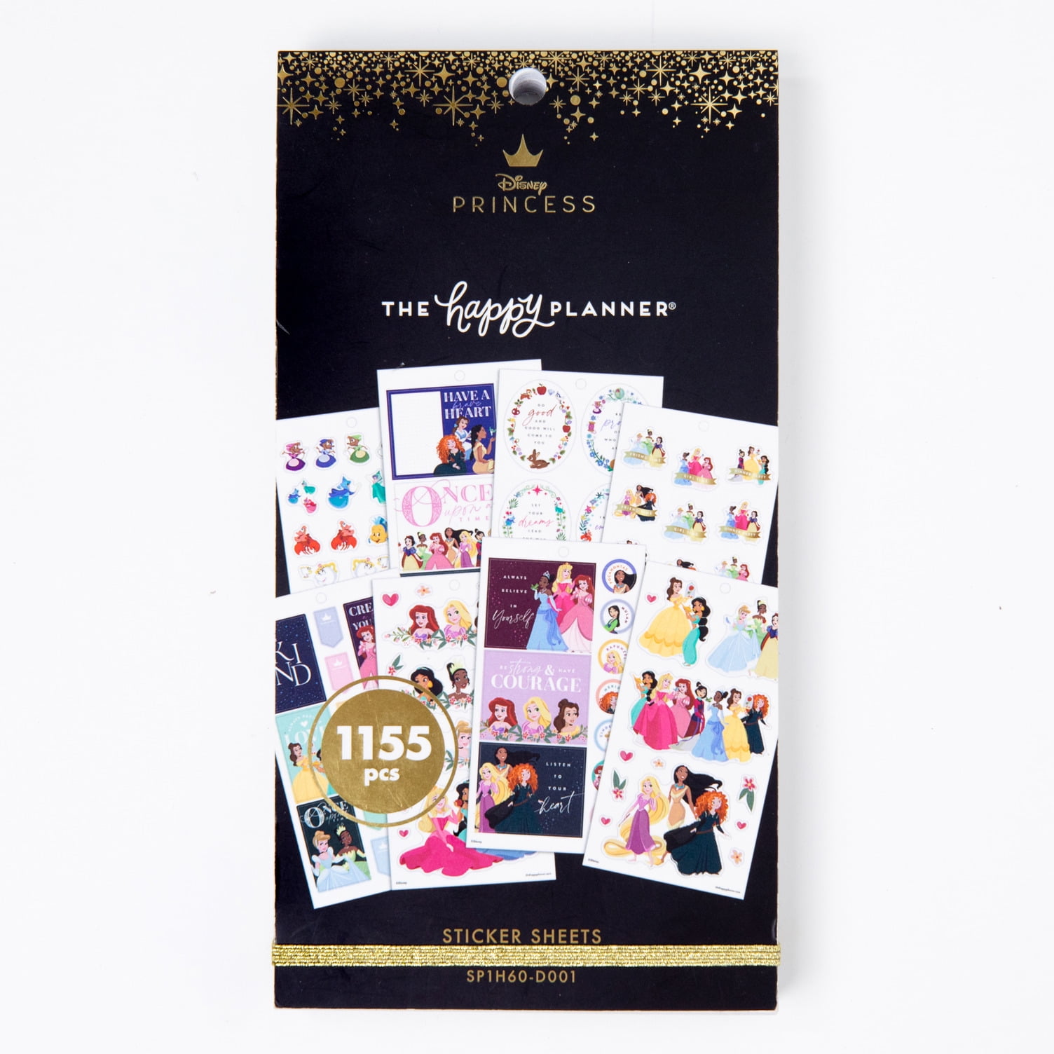 The Happy Planner® Disney Sticker Sheet Pad, Classic Princess Plans, 60