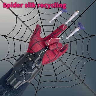 The Amazing Spider Web Launcher String Shooters Toy,9.6ft Real Rope Launcher  - Cosplay Tool for Halloween 