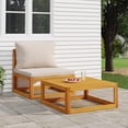 thumbnail image 1 of vidaXL Coffee Table 68x68x29 cm Solid Acacia Wood, 1 of 4