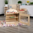 thumbnail image 3 of Emma + Oliver Children's Wooden Kitchen Stove with Turnable Knobs for Commercial or Home Use, 3 of 15