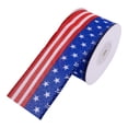 thumbnail image 2 of Red White and Blue Decorations Patriotic Wired Ribbon 5 Yards Total Red White Stripe & Plaid Ribbon for 4Th of July Decor Independence Day Memorial Day & America Anniversary Crafts, 2 of 9