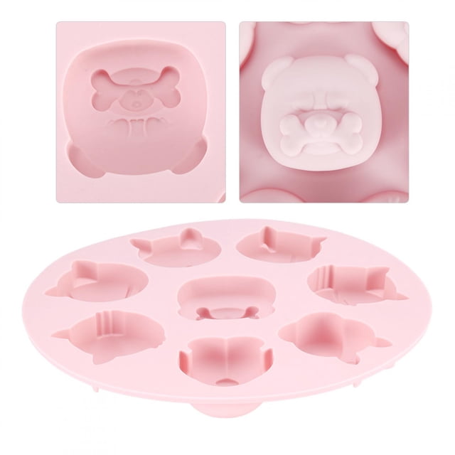 Molde para hornear pasteles BuyWeek de silicona con forma de animales de dibujos animados