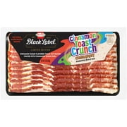HORMEL BLACK LABEL CINNAMON TOAST CRUNCH Bacon, GCF, 12 oz Plastic Package