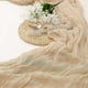 thumbnail image 4 of Camino de Mesa de Tela de Queso Camino de Mesa de Tela de Queso de Camino de Mesa RúStico Transparente para Boda Beige 4 Piezas, 4 of 7