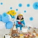 thumbnail image 3 of Conjunto de papel Azul Yuarrent pompón flores Decoraciones para fiesta 10 pulgadas, 3 of 6