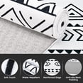 thumbnail image 2 of Washable Area Rug for Living Room, 9'x12' Aztec Tribal Non-Slip indoor Floor Mat, Soft Low Pile & Stain Resistant Carpet for Bedroom, Dining Room, 2 of 8