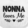 thumbnail image 4 of Inktastic Nonna Baby Clothes Grandchild Girls Baby Bib, 4 of 4