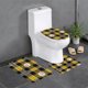 thumbnail image 1 of Juego de 3 alfombras de baño del equipo Steelers Alfombra antideslizante para baño de 31,5 x 20 pulgadas, 1 of 7