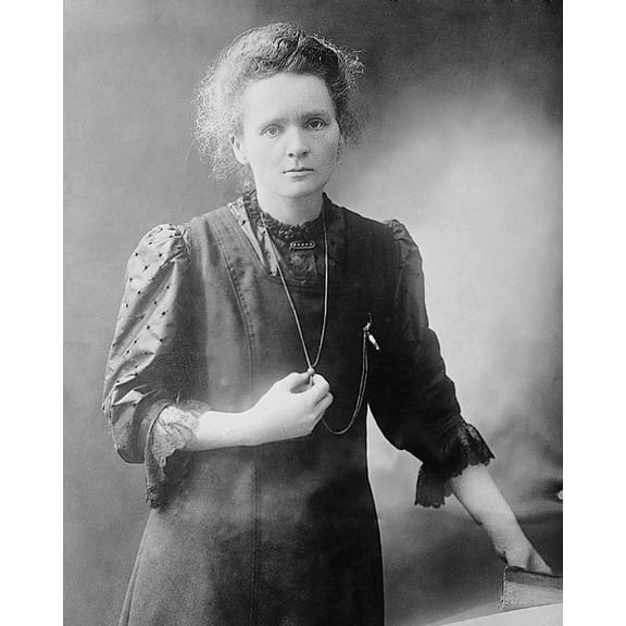 Madame Marie Curie Portrait Style - A - 12x18 Inch Laminated Aviation Poster - Stunning Detail and Bold Colors