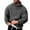 Gray 1, variant on Warm Cardigan Sweaters Male Autumn And Winter Simple Slim Sweater Solid Color Pattern Slim Long Sleeved Turtleneck Sweater Lined With Jacket(Gray)