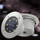 thumbnail image 3 of Luces solares de suelo para exteriores, luz LED solar impermeable para jardín, patio, escalones y pasarelas, luces solares LED de color blanco cálido, 3 of 7