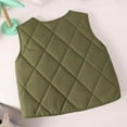 thumbnail image 4 of Army Lime Green Boy Girl Padded Jacket for Children Boy Girl Sleeveless Long Sleeve Boat Neck Cami Tank Thermal Thick Fuzzy Vest Padded Jacket Outfit Sweatshirt Child 7 Years, 4 of 9