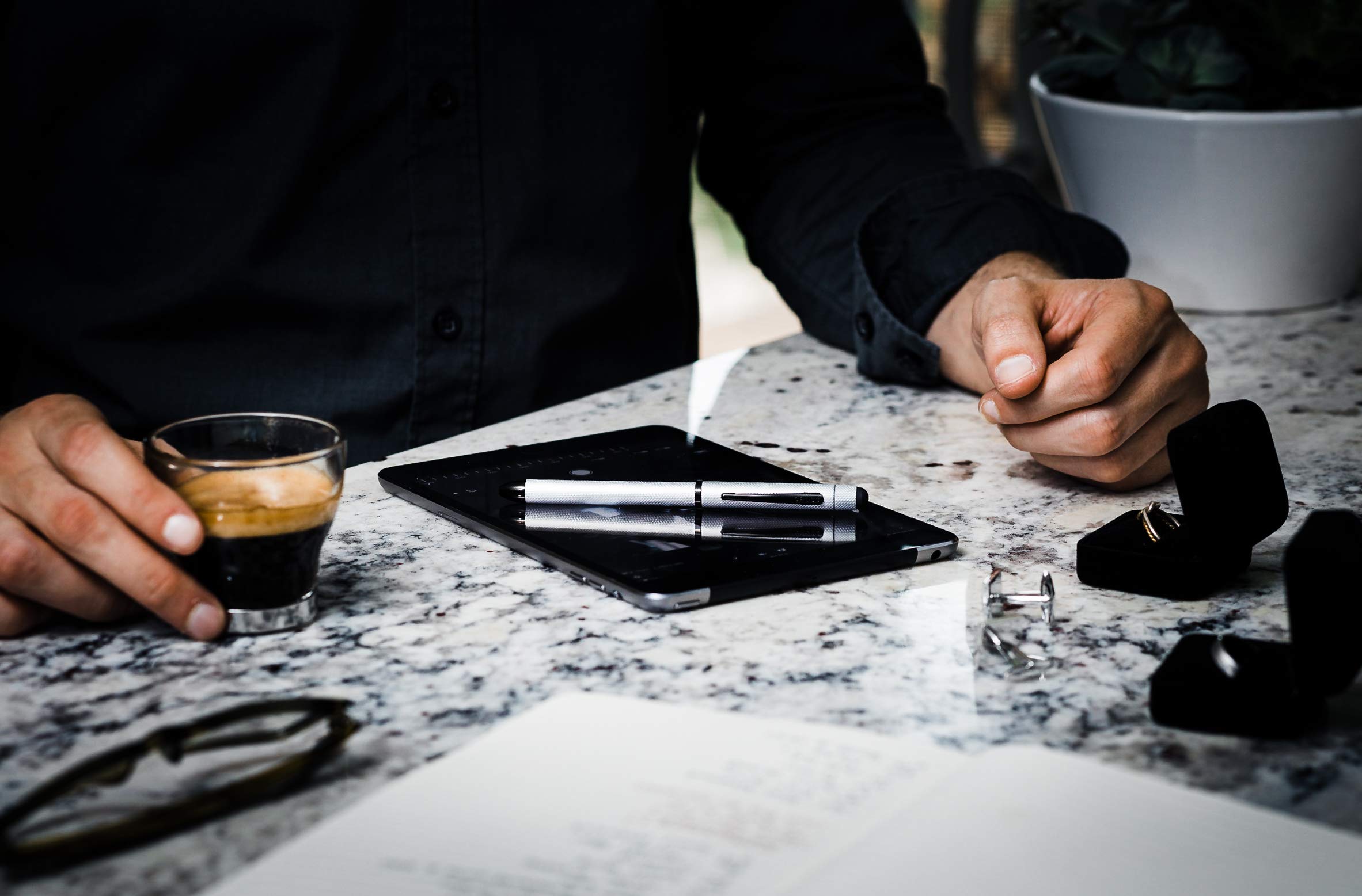 Cross Tech3+ Brushed Chrome PVD Multifunction Pen