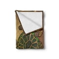 thumbnail image 2 of Turtle Soft Flannel Fleece Throw Blanket, 3 Ocean Turtles Ethic Style Animals Geometric Vibrant Ocean Theme Artwork Print, Cozy Plush for Indoor and Outdoor Use, 70" x 90", Multicolor, by Ambesonne, 2 of 6