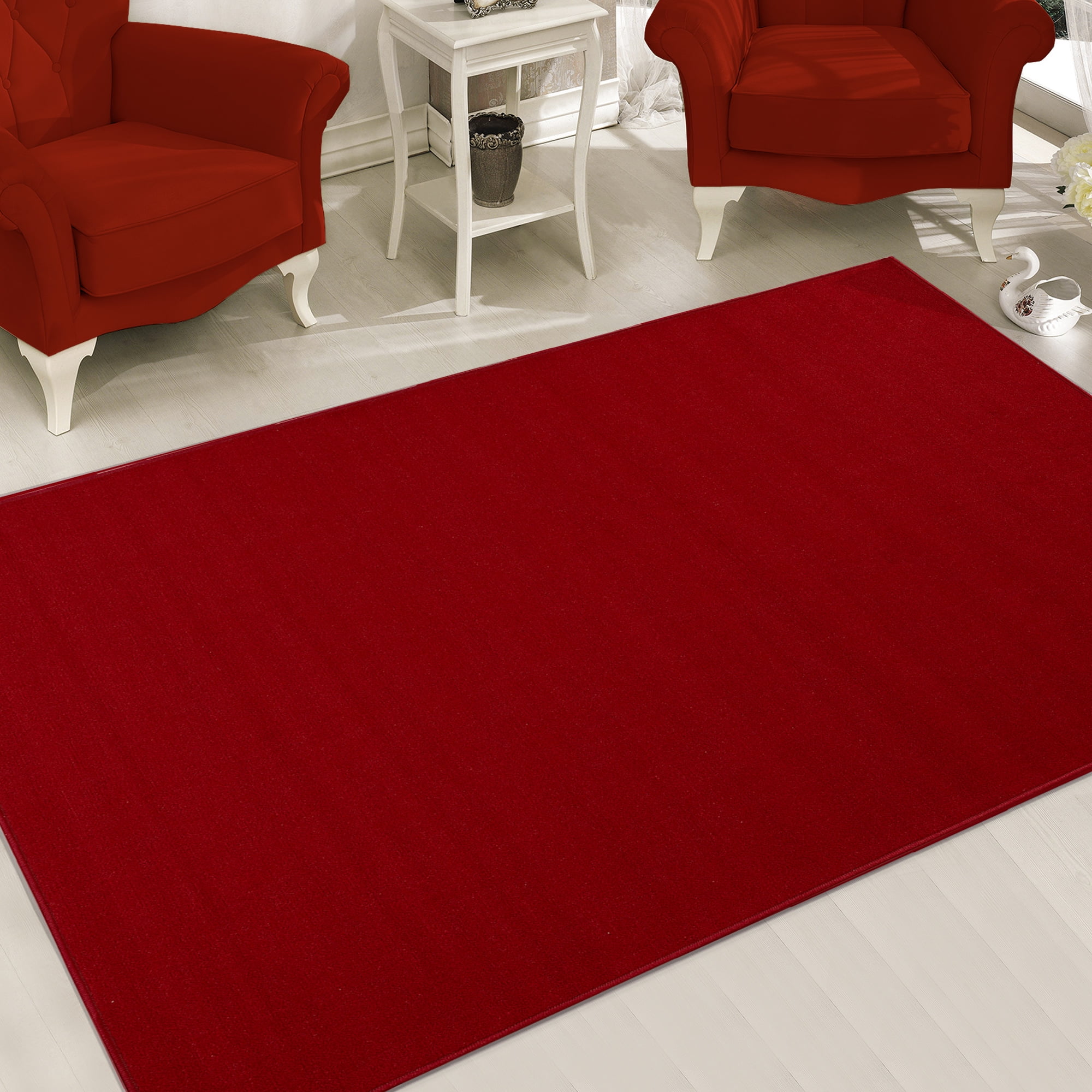 Sweethome Stores Clifton Collection Solid Design 5' X 6'6" Area Rug