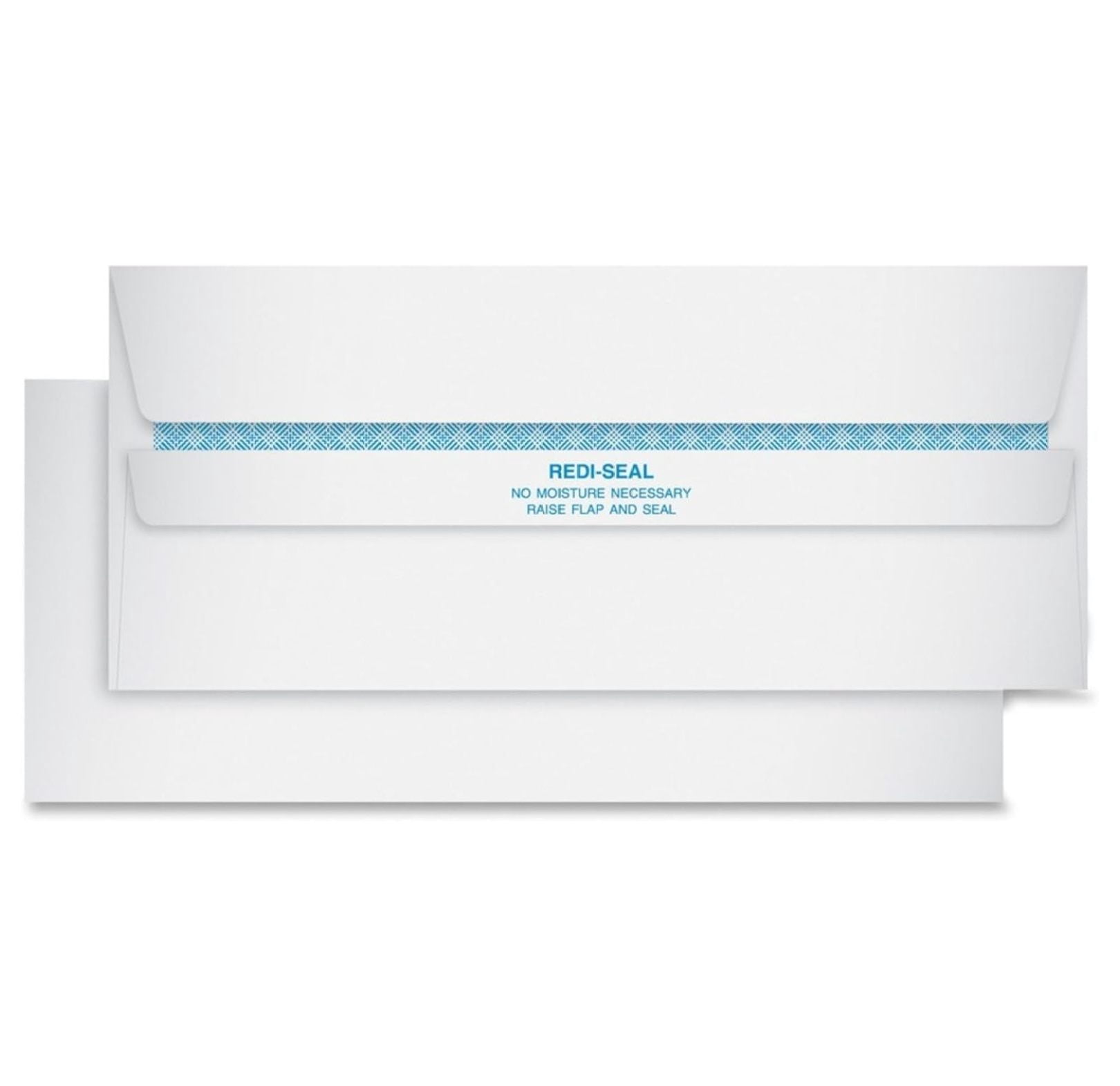 #10, Redi-Seal Security Tint Business Envelopes, Self-Seal, 24-lb, White, 500/Box (11218)