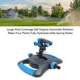 thumbnail image 3 of 360 Garden Sprinkler Automatic 360 Degree Rotation Lawn Sprinkler Large Area Coverage Multipurpose for Yard Plant Irrigation Rocker Arm Nozzle, 3 of 7
