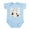 Sky Blue, variant on CafePress - Flip Over Gymnastics Infant Bodysuit - Baby Light Bodysuit, Size Newborn - 24 Months
