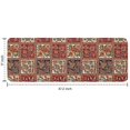 thumbnail image 7 of Red Boho Ethnic Floral Patchwork Pattern Kitchen Rug Mat,Kitchen Runner Rugs Non Skid Washable,Decorative Kitchen Floor Mats for Kitchen,Sink,Laundry,17"x47.2", 7 of 7