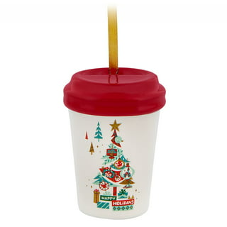 Disney Starbucks Minnie Disneyland Cup Christmas Ornament New with Tag