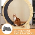 thumbnail image 4 of MUSEYA Self-Adhesive Scratching Carpet Cat Wall Grey Polyester Diy Cuttable for Indoor Pet Use 1Pack, 4 of 6