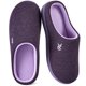 thumbnail image 1 of Pantuflas VeraCosy Bicolor con Espuma de Memoria Antideslizantes Lilas, 1 of 8