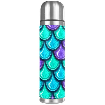 

Colorful Mermaid Scales Pattern Premium Insulated Water Bottle - Water Mug with Food-Grade PP Vacuum Insulated Leak-proof BPA-Free