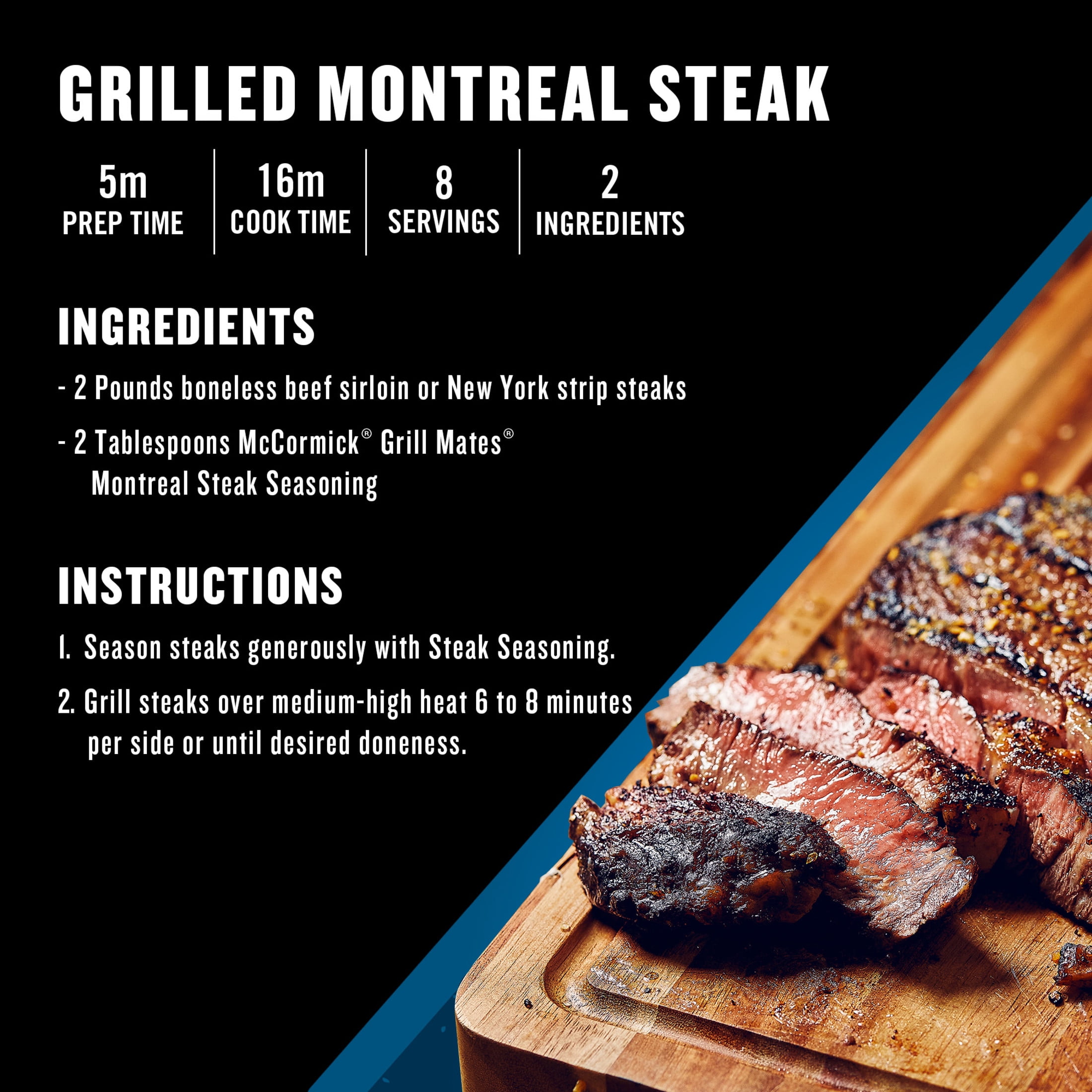 (6 pack) Grill Mates Montreal Steak Seasoning, 11.62 oz Bottle
