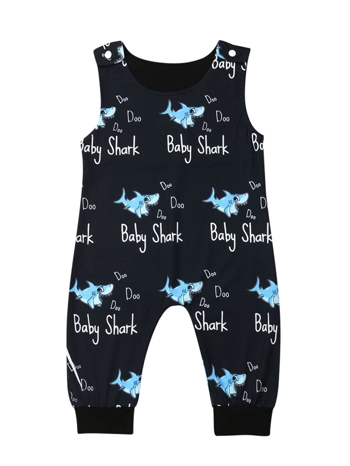 Newborn Kid Baby Boy Girls Print Sleeveless Romper Jumpsuit Outfits Summer Clothes 