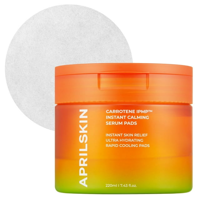 Almohadillas tónicas sérum Aprilskin Carrotene IPMP™ 80 almohadillas