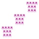 thumbnail image 3 of Bearachild 10 piezas Bow Pull Decor Plástico ligero Tirado a mano Flor Coche Aniversario Rosa/Rosa roja, 3 of 6