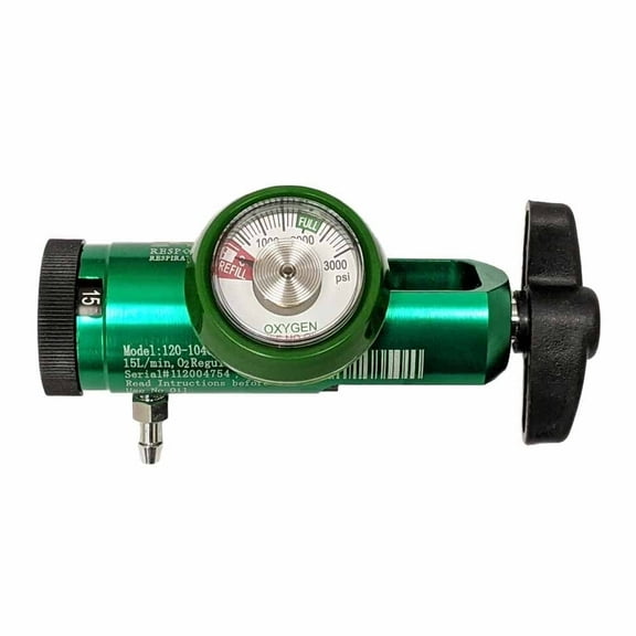 CGA870 Medical Oxygen Barbed Regulator 3000 PSI