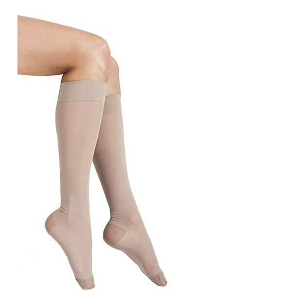 Ita-Med Sheer Knee High Firm Graduated Compression Stockings for Women ...