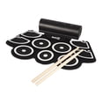 thumbnail image 2 of Juego de tambor de mano para adultos principiantes con doble bocina incorporada, portátil, percusión, 2 of 5