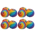 thumbnail image 4 of YWIYIUD 9PCS 5.08inch Portable and Durable Interactive Toys for Party Sports Activities Coordination Training and Stress Reliefing Reusable Colorful KnittedBalls for Teens and Beginners, 4 of 8