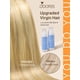 thumbnail image 2 of Extensiones de cabello DOORES con cinta adhesiva para cabello humano, 12 pulgadas, color rubio sucio, 2 of 9