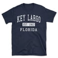 thumbnail image 1 of Key Largo Florida Classic Established Men's Cotton T-Shirt, 1 of 1