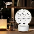 thumbnail image 6 of Sikiie Dachshund Dog Acrylic Night Light Gift Custom Acrylic Night Light LED Lights for Bedroom Home Office, 6 of 9