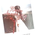 thumbnail image 3 of 5Pcs Cake Topper Happy Anniversary Design Decorative Acrylic Dessert Pastry Cupcake Picks for Party, 3 of 7