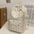 thumbnail image 4 of 1PC Cute Cherry Backpack for Women, Large Capacity Bookbag with Bear Pendant & Laptop Compartment, Travel Daypack, 4 of 4